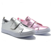 Bright Leather Magic Tape Basic Classical Women Casual School Shoes